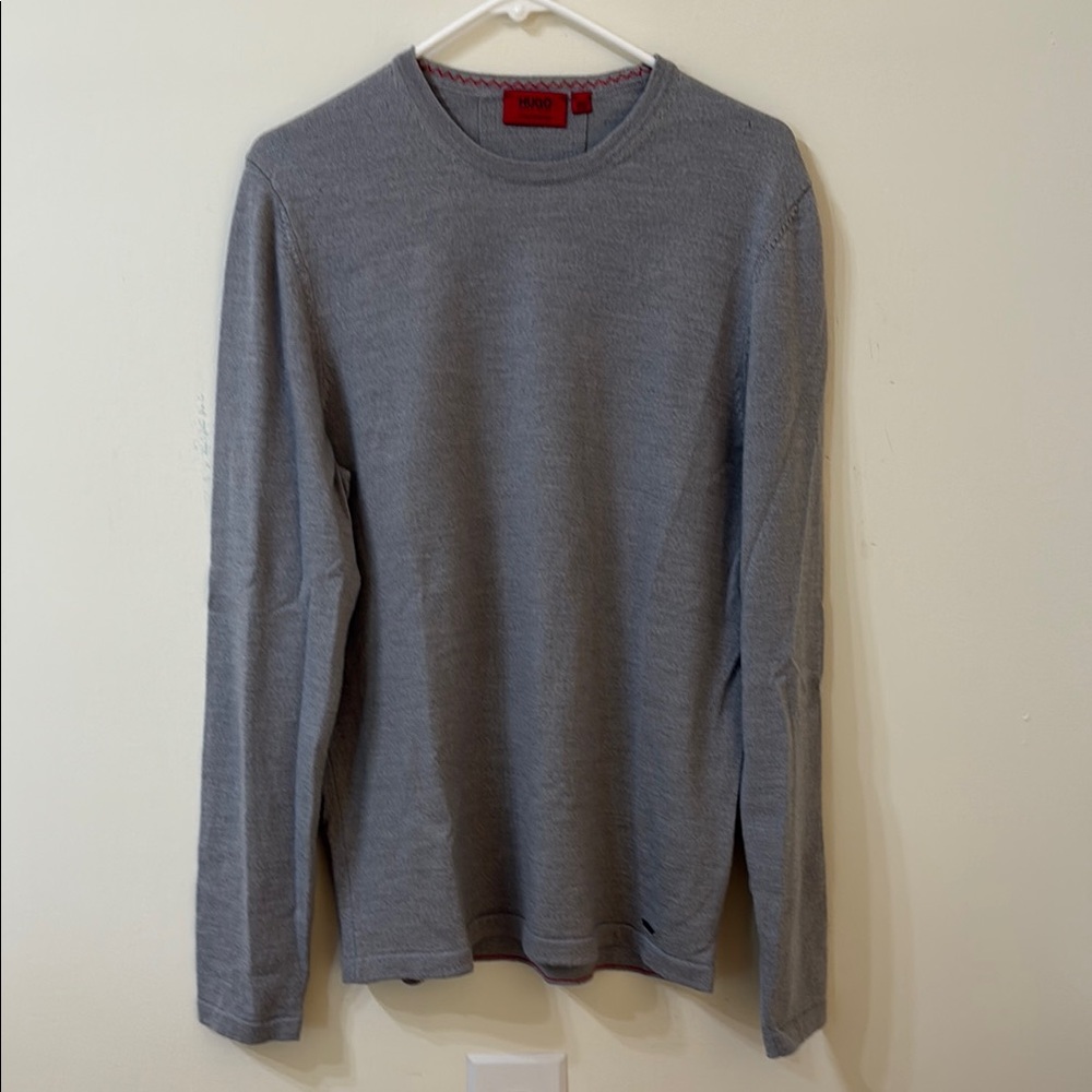 HUGO Gray Crewneck Sweater